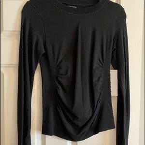 NWT Athleta black long sleeve shirt